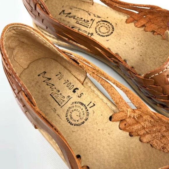 Maxx by Avalos Woven Sandals Mexican Huarache 7.5 - Picture 6 of 7